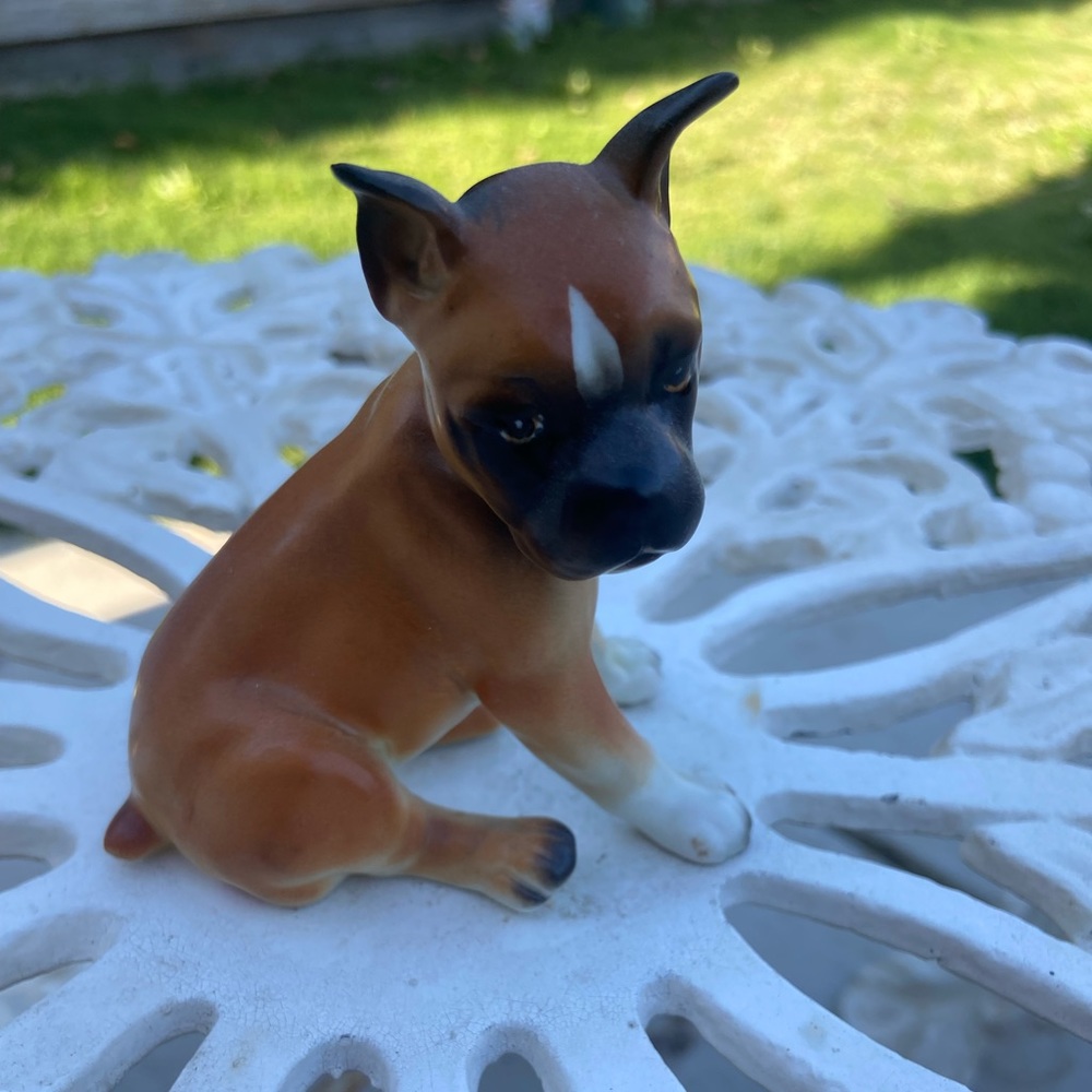 Vintage Lefton’s Boxer Figurine